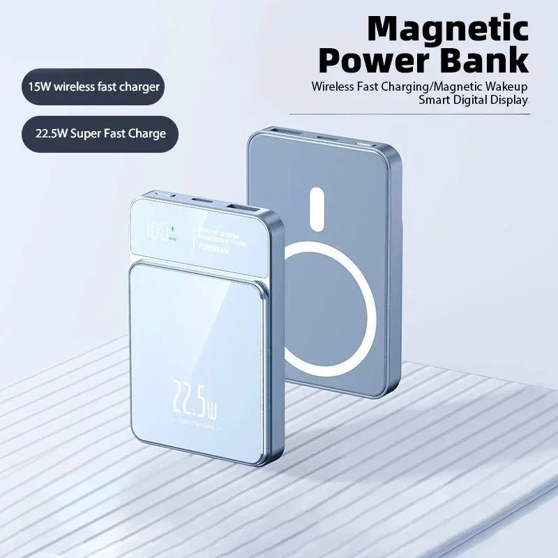 Xiaomi 20000Mah Power Bank 22.5W Magnetic Qi Wireless Charger Magsafe Super Fast Charging Powerbank for Iphone Samsung Huawei
